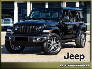 Hoofdafbeelding Jeep Wrangler Jeep Wrangler 4xE Sahara 4wd Auto. 20 LM / SKY ONE SOFTTOP / ADAPT. CRUISE