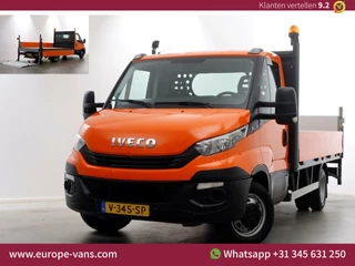 Iveco Daily 35C14 136pk Euro6 Open Laadbak met laadklep en trekhaak 3500kg 10-2018
