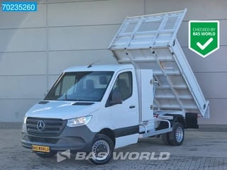 Mercedes Sprinter 514 CDI Kipper met kist 3.5T trekhaak Airco Cruise Euro6 Nwe model Airco Cruise control