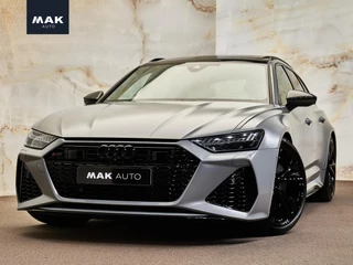 Hoofdafbeelding Audi RS6 Audi RS6 Avant 4.0 TFSI Quattro, Mateffect, Dynamic+, carbon, ceramic, pano, HUD, Laser, luchtv., B&O, sp.uitlaat, keyless, ACC, 22'', NP252k