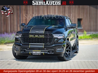Dodge Ram 1500 Limited Night High Output 540HP 706Nm | Massage + Full Option | De Meest Luxe en Volle Pick-Up in zijn Klasse | Comfortabele Dubbele Cabine met Royale 5 Zitplaatsen | BPM vrij | Nu Leverbaar uit Voorraad | Voorraad Nr 2356 - 0990