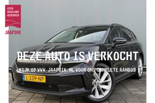 Škoda Enyaq iV BWJ 2021 | 180PK SOH91,3% 60 First Edition | TREKHAAK | CLIMA | NAVI | STOEL&STUURWIEL VERW | PDC | CAMERA | CARPLAY