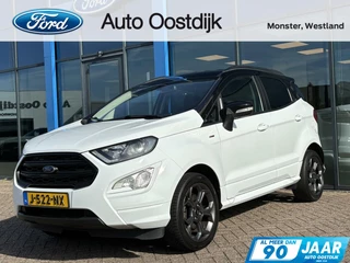 Ford EcoSport 1.0 EcoBoost ST-Line Black 125PK Winterpack Afn. Trekhaak Climate Cruise Navi Parkeersensoren Achter Keyless Privacy Glass *1ste Eigenaar*