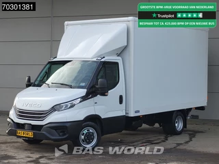 Iveco Daily 35C21 3.0L Automaat Laadklep Zijdeur Dubbellucht Bakwagen 210PK LED ACC Camera CarPlay 3,5t Trekgewicht D'Hollandia Euro6 Meubelbak Koffer Airco