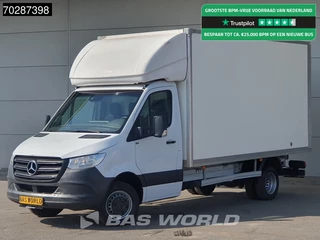 Mercedes Sprinter 514 CDI Automaat Bakwagen Dubbellucht Achterdeuren Airco Cruise Euro6 Meubelbak Koffer 20m3 Airco Cruise control