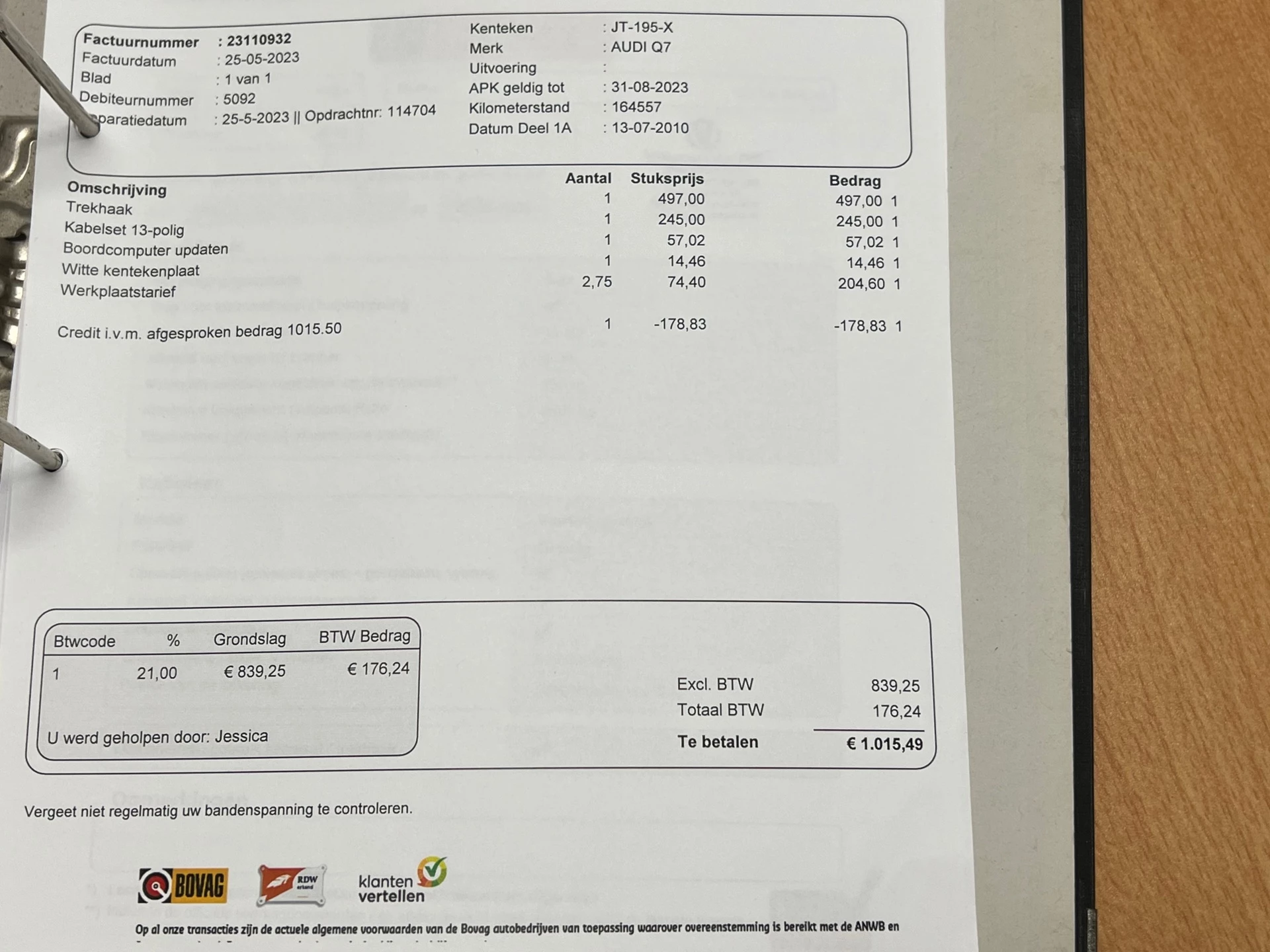 Hoofdafbeelding Audi Q7