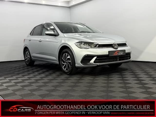 Volkswagen Polo 1.0 TSI Life Edition Airco, Camera, Apple carplay, Virtual desk, A start stop, Cruise control, Lichtmetalen velgen, 1 jaar garantie