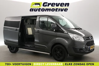 Ford Transit Custom 2.0 TDCI L1H1 Limited 170PK | Dubbele Cabine | Aut. | Airco | Cruise | Navi | Trekhaak | 2xSchuifdeur