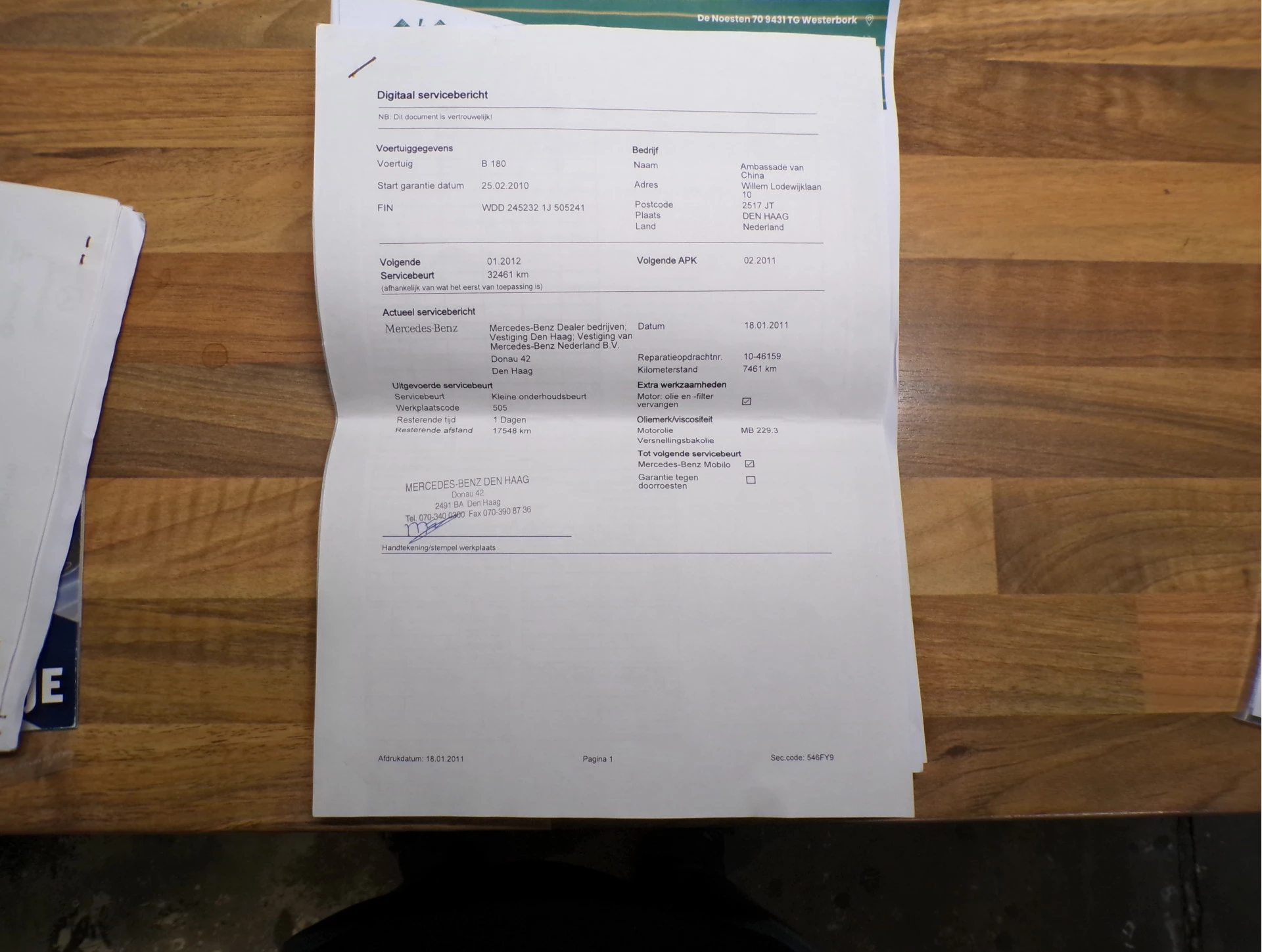 Hoofdafbeelding Mercedes-Benz B-Klasse