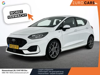 Ford Fiesta 1.0 EcoBoost Hybrid ST-Line Navigatie Apple Carplay/Android Auto Parkeersensoren achter Cruise Control Climate Control Lichtmetalen velgen