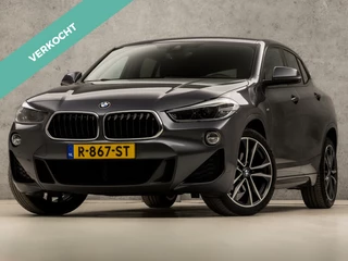 BMW X2 1.8i sDrive M Sport Automaat (NAVIGATIE, M PAKKET, CLIMATE, STOELVERWARMING, LEDEREN SPORTSTOELEN, CAMERA, GETINT GLAS, SFEERVERLICHTING, NIEUWSTAAT)