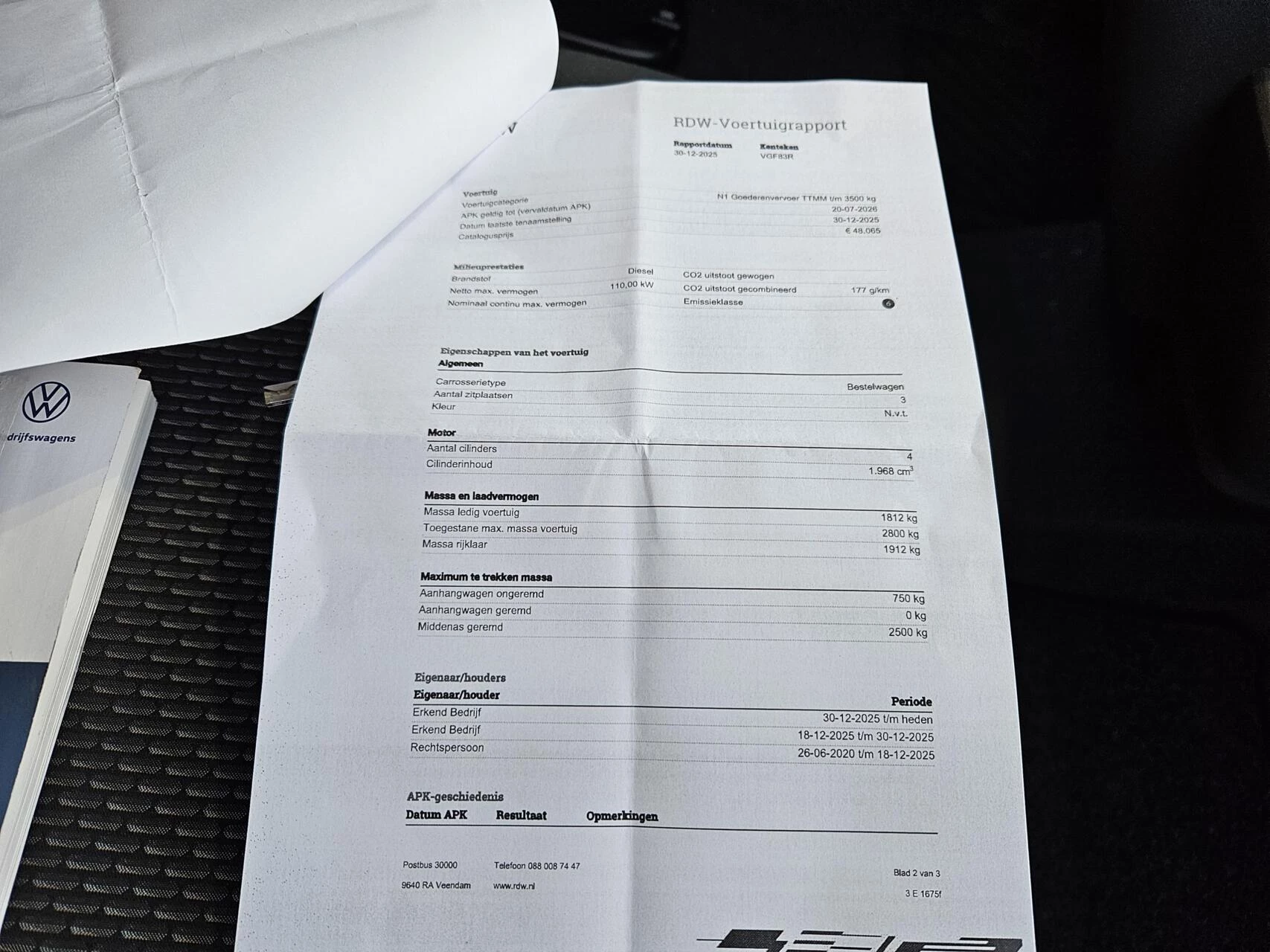 Hoofdafbeelding Volkswagen Transporter