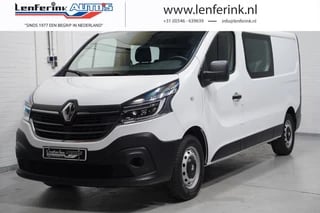 Renault Trafic 2.0 dCi 120 pk L2 Dubbel Cabine Airco, Isofix Keyless Entry, Laadruimte Pakket, PDC achter, 6-Zits