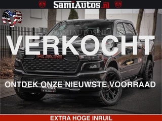 Dodge Ram Pick-Up RS LEDER RODE STIKSELS | 6 PERSOONS | 420Pk 636Nm | | Comfortabele Dubbele Cabine met Royale 6 Zitplaatsen | BPM vrij | Nu Leverbaar uit Voorraad | Voorraad Nr 2217- 2911