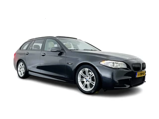 BMW 5 Serie Touring 520d M-Sportpack High Executive Aut. *PANO | LEATHER | XENON | HEATED-SPORTSEATS | HIFI-SOUND | NAVI-FULLMAP | PRIVACYGLASS | SHIFTPADDLES | HEAD-UP | 18''ALU*