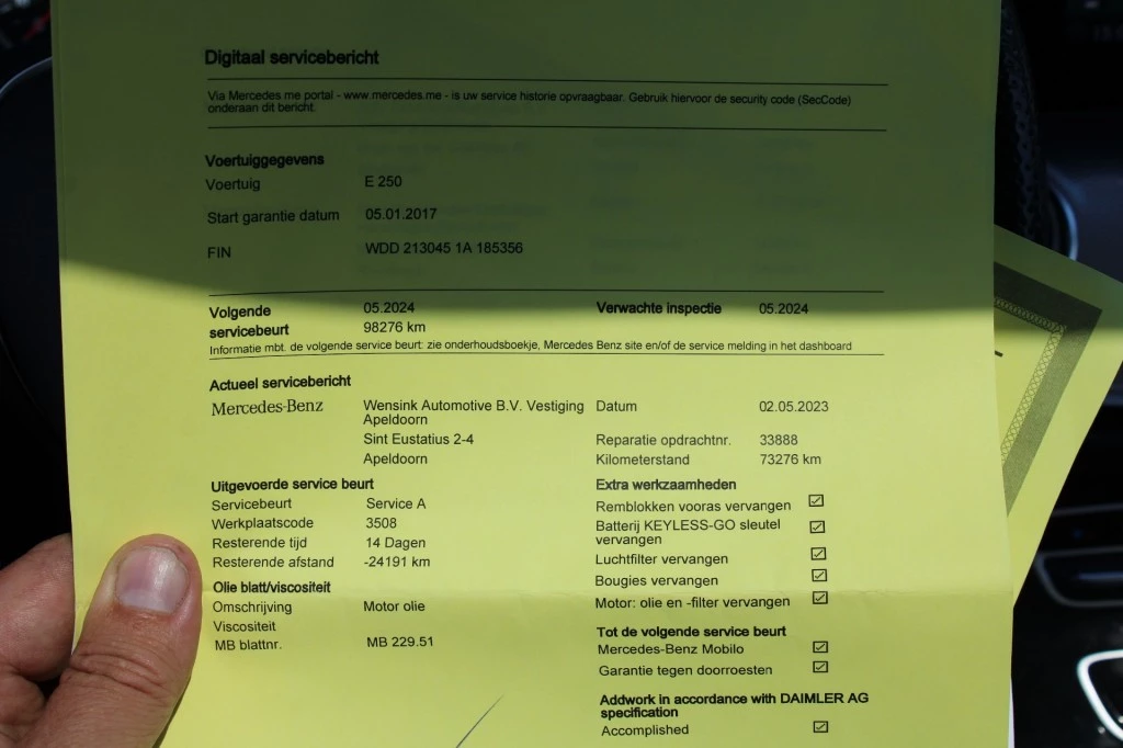 Hoofdafbeelding Mercedes-Benz E-Klasse