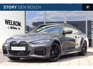BMW 4 Serie Coupé M440i xDrive High Executive Automaat / Schuif-kanteldak / Laserlight / M Sportstoelen / Adaptief M Onderstel / Comfort Access / Parking Assistant Plus / Stuurverwarming