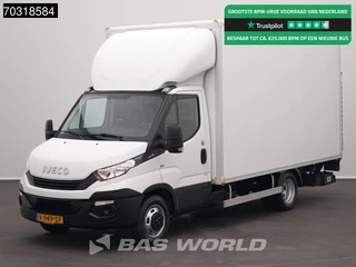 Iveco Daily 35C14 1000KG Laadklep 233cm Hoog Zijdeur Dubbellucht Bakwagen Airco Camera Lat om Lat D'Hollandia APK 04-2027  Euro6 Meubelbak Koffer Airco
