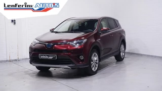 Toyota RAV 4 Hybrid business edition Cruise-controle ECC led-verlichting Navi key-less go en start electrische achterklep stoel-stuur verwarming lane-assist private-glas camera boekjes aanwezig PDC v+a