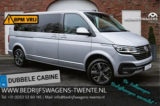 Hoofdafbeelding Volkswagen Caravelle Volkswagen Caravelle T6.1 2.0 TDI 204 PK DSG L2H1 DUB/CAB A-Deuren ACC | LED | Leder | Apple Carplay/ Android Auto | Privacy glass |
