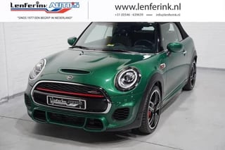 Mini Cabrio 2.0 John Cooper Works 231 pk JCW Pack Navi, HUD LED Koplampen, PDC V+A met Parkeerhulp, DAB+