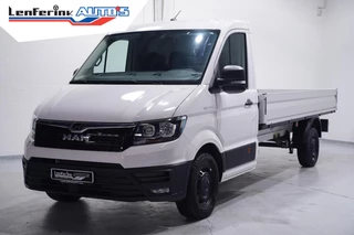 MAN TGE 2.0 TDI 140 pk L4 Pick Up / Open Laadbak Airco, Apple Carplay, Cruise Control, Geveerde Stoel, LxBxH 430x203x40 cm, 3-Zits