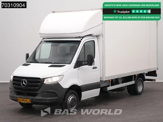 Mercedes Sprinter 514 CDI Laadklep Automaat Dubbellucht Bakwagen Airco Cruise MBUX CarPlay D'Hollandia Euro6 Meubelbak Koffer Airco Cruise control