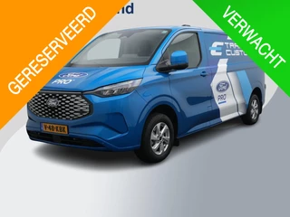Ford E-Transit Cust. 320 L2H1 Limited 65 kWh 218pk | Wegklapbare Trekhaak | Adaptieve Cruise | Navigatie | BESTICKERING WORDT VERWIJDERD | Stoel/stuurverwarming