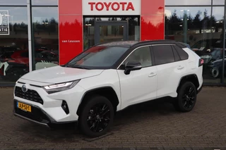 Toyota RAV4 2.5 HYBRID BI-TONE STOEL/STUURVERW. 360GR-CAM JBL-AUDIO BLIND-SPOT KEYLESS FACELIFT-MODEL!