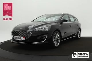 Ford Focus Wagon BWJ 2020 1.0 EcoBoost 126 PK Vignale TREKHAAK / STOELVERWARMING / STUURVERWARMING / APPLE CARPLAY / ANDROID AUTO / FULL LED / LMV / NAVI / CLIMA / CRUISE / CAMERA / LEDER / VOORRUIT VERWARMING / KEYLESS