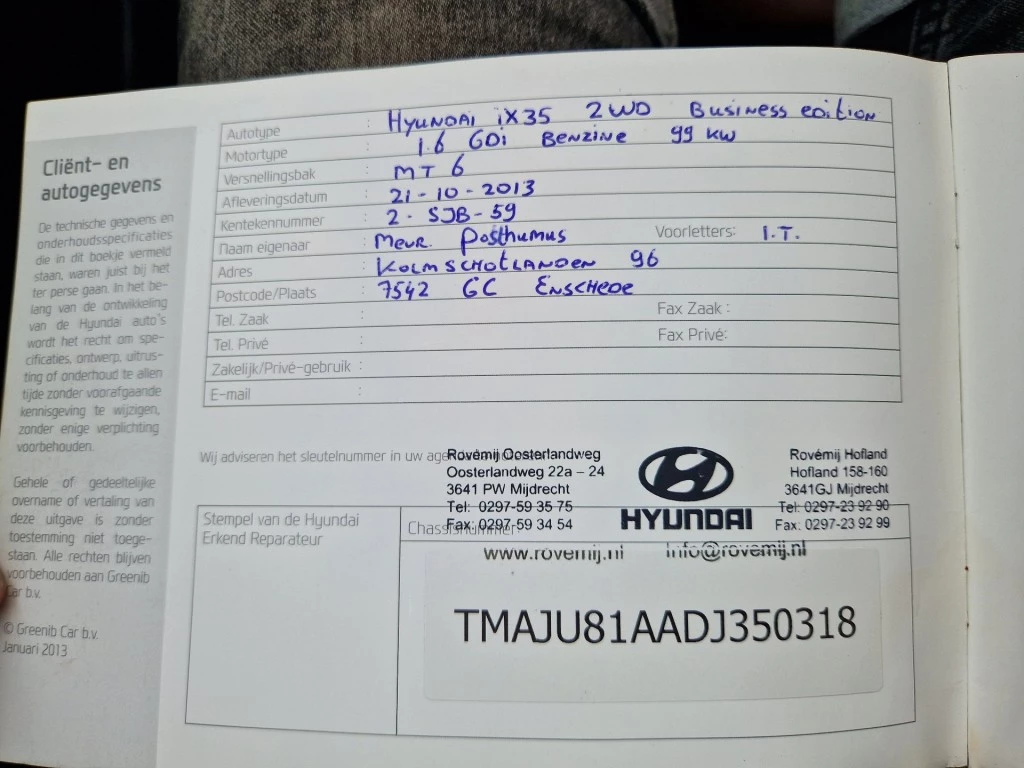 Hoofdafbeelding Hyundai ix35