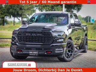 Dodge Ram 1500 Limited Night High Output 540HP 706Nm | Massage + Full Option | De Meest Luxe en Volle Pick-Up in zijn Klasse | Comfortabele Dubbele Cabine met Royale 5 Zitplaatsen | BPM vrij | Nu Leverbaar uit Voorraad | Voorraad Nr 2326 - 5169