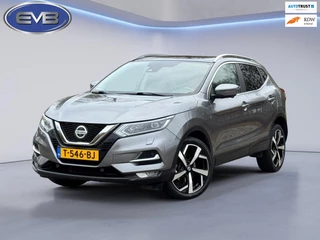 Nissan Qashqai 1.3 DIG-T 158pk TEKNA + AUTOMAAT, panoramadak, luxe lederen interieur, 360 camera, stoelverwarming