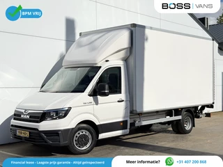 MAN TGE 5.180 2.0 TDI Automaat Laadklep Dubbellucht Airco Cruise Control Carplay Navigatie Camera Bakwagen Koffer Meubelbak