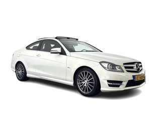 Mercedes-Benz C-Klasse Coupé 180 AMG-Sportpack Aut. *PANO | LEATHER | XENON | MEMORY-PACK | SPORTSEATS | NAVI-FULLMAP | ECC | PDC | CRUISE | SHIFTPADDLES | TOWBAR | 17''ALU *