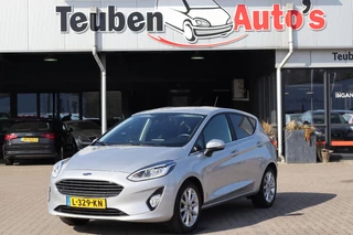 Hoofdafbeelding Ford Fiesta Ford Fiesta 1.0 EcoBoost Titanium Apple Carplay, Climate control, Cruise control, Lane control, Elektrische ramen