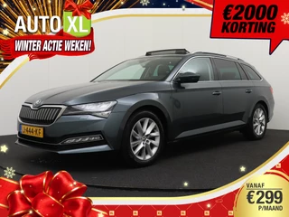 Škoda Superb Combi 1.4 TSI iV Business+ Pano-dak Memory Camera Dodehoek 2k