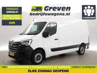 Renault Master T33 2.3 dCi L2H2 150PK Camera Cruise Carplay LED Airco Navi PDC 3 Persoons Elektrpakket Trekhaak