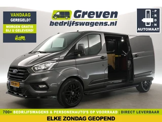Ford Transit Custom 300 2.0 TDCI L2H1 Limited | 170PK | MARGE! | Automaat 2xSchuifdeur Camera Cruise LED Airco Trekhaak 3 Persoons PDC 18''LMV