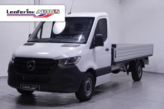 Mercedes-Benz Sprinter 317 CDI 170 pk Automaat Pick Up / Open Laadbak Airco, Cruise control, Apple Carplay, LxBxH 430x203x40 cm, Nieuw