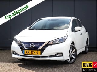 Nissan Leaf Acenta 40 kWh (150PK) 1e-Eig, Nissan-Dealer-Onderh, 12-Mnd-BOVAG, NL-Auto, Navigatie/Apple-Carplay/Android-Auto, Parkeersensoren-V+A, Achteruitrijcamera, Airco/Climate-Control, Dodehoeksensor, Keyless-Entry/Start, Adaptive-Cruise-Control, Stoelverwarming, Lane-Assist, Privacy-Glas