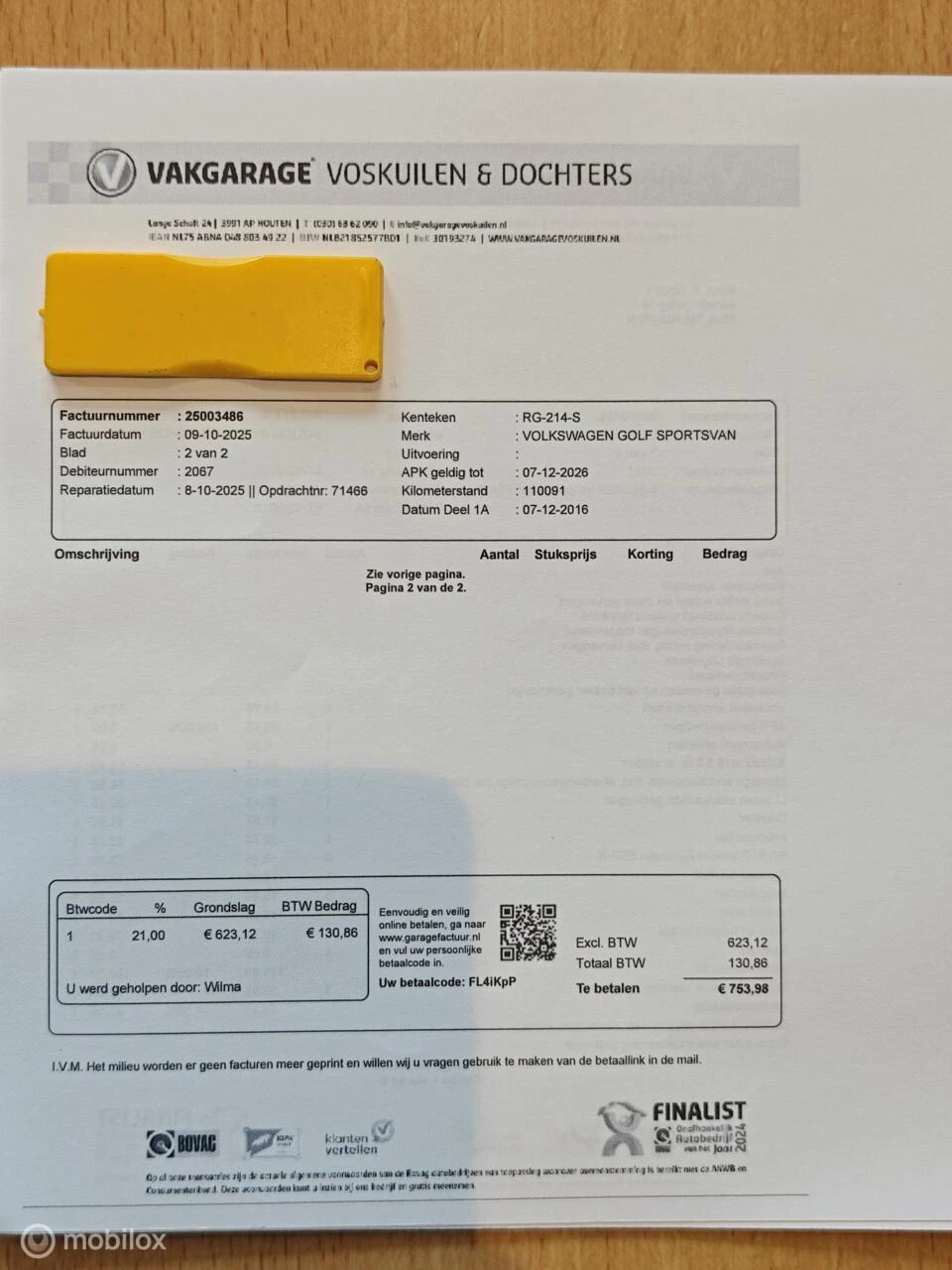 Hoofdafbeelding Volkswagen Golf Sportsvan