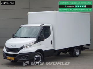 Iveco Daily 35C16 Laadklep Automaat Bakwagen 160PK Airco Camera Euro6 Meubelbak Koffer 19m3 Airco