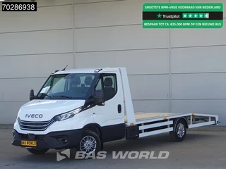Iveco Daily 35S18 3.0L Autotransporter Automaat 3,5t Trekhaak Navi ACC LED Airco Lier Euro6 Oprijwagen Cartransporter Trekhaak