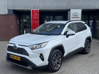 Toyota RAV4 2.5 HYBRID STYLE STOEL/STUURVERW LEDER CAMERA 18''LM-VELGEN NAVI AD-CRUISE EL-ACHTERKLEP APPLE/ANDROID