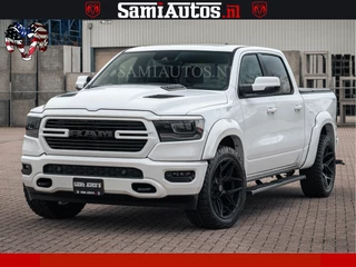Dodge Ram Pick-Up V8 5.7 402PK | LARAMIE SPORT | Krachtige Hemi | Panorama Dak | 12' Scherm | LPG | Comfortabele Dubbele Cabine met Royale 5 Zitplaatsen | NIEUW EN BPM vrij | Nu Leverbaar uit Voorraad | Nr 2528 - 1276 |