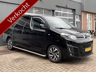Citroën Jumpy 2.0 BlueHDI 120 XL DC Airco Cruise control Trekhaak 2500kg Schuifdeur Navigatie Telefoonvoorbereiding Parkeersensoren 1e eigenaar Euro 6 Sitebars 5-Persoons Stoelverwarming