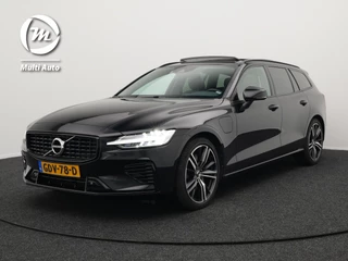 Volvo V60 T8 Recharge AWD R-Design Plug In Hybrid LONG RANGE PHEV | Panodak | Trekhaak af Fabriek | Adaptive Cruise | Lederen Sportstoelen Memory | Camera | Stuur / Stoelverwarming | Apple Carplay | 19"L.M |