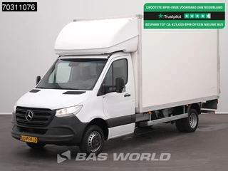 Mercedes Sprinter 514 CDI Automaat Laadklep Dubbellucht Bakwagen Airco Cruise MBUX CarPlay D'Hollandia Euro6 Meubelbak Koffer Airco Cruise control