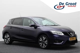 Nissan Pulsar 1.2 DIG-T Tekna Automaat LED, 360° Camera, Leer, Navigatie, Cruise, Stoelverw., Keyless, Trekhaak, 17''